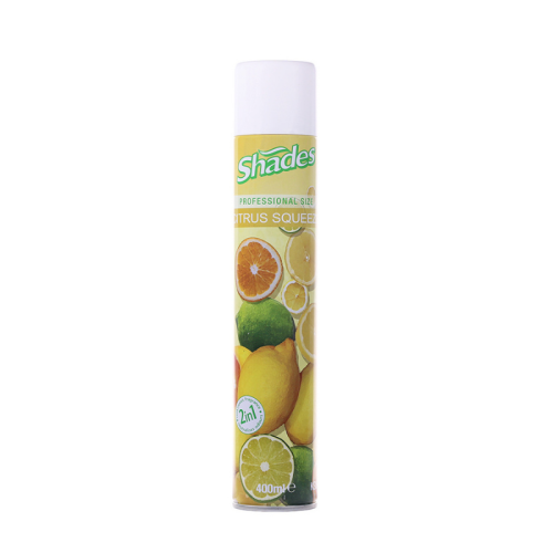 shades citrus squeeze aerosol air freshener 400ml