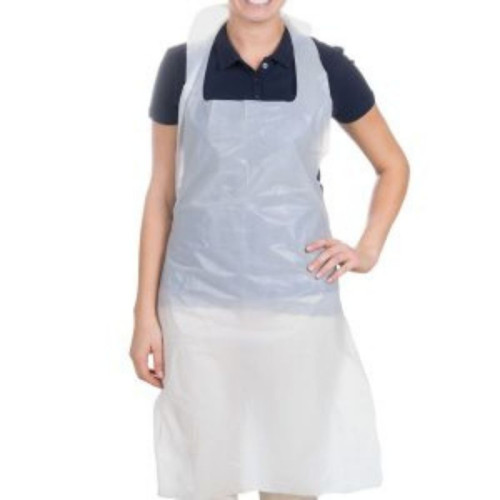 White Polythene Aprons