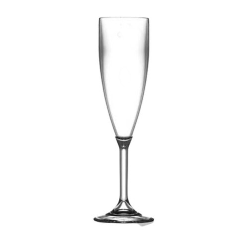 elite premium 6.6oz flute clear