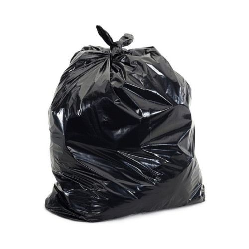 Black Heavy Duty Compactor Sized Refuse Sack 20" x 34" x 47"