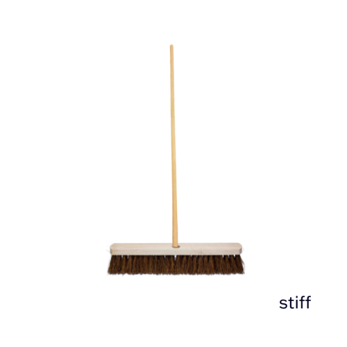 18" Stiff Sweeping Brush 5ft Staile