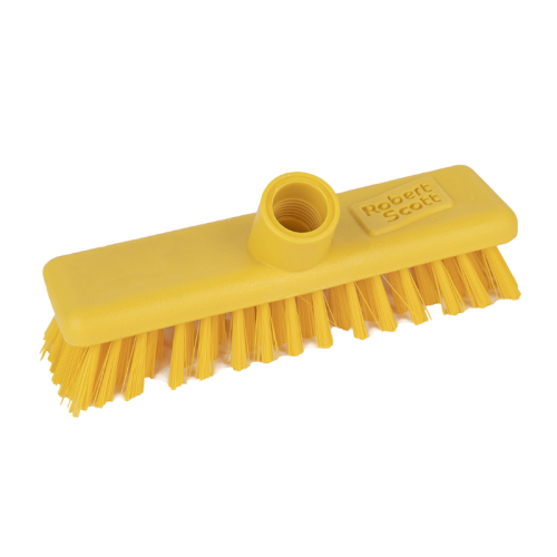 Washable Deck Scrub 23cm Yellow