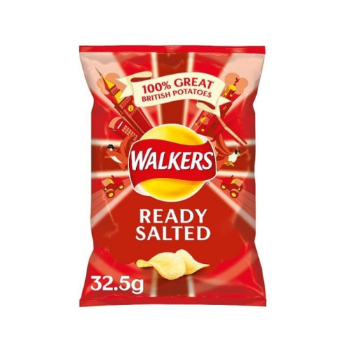 Walkers Ready Salted Crisps 32.5g