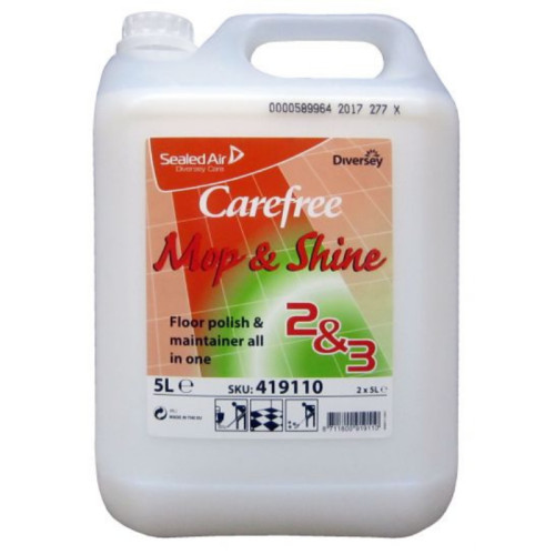 Carefree Mop & Shine Floor Polish 5L