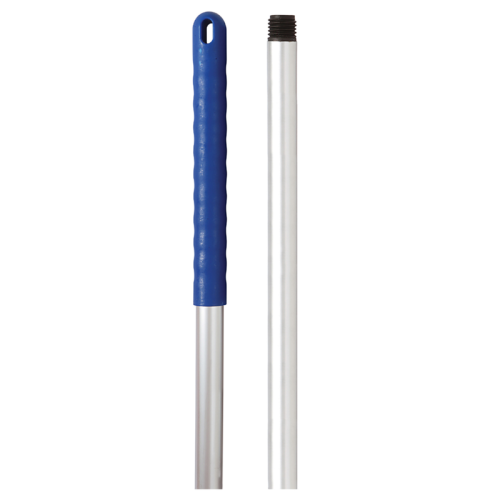 Blue 1.25m (49") Aluminium Hygiene Mop Handle (Screw Thread)