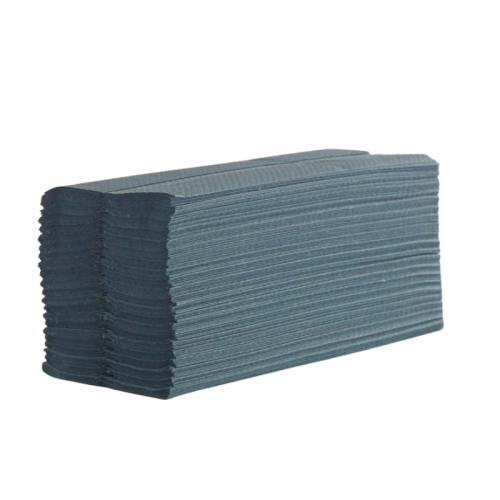 1Ply Blue Z-Fold Paper Hand Towels