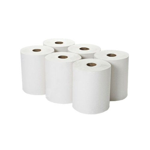 White 2Ply Towel Roll 20cm x 150m