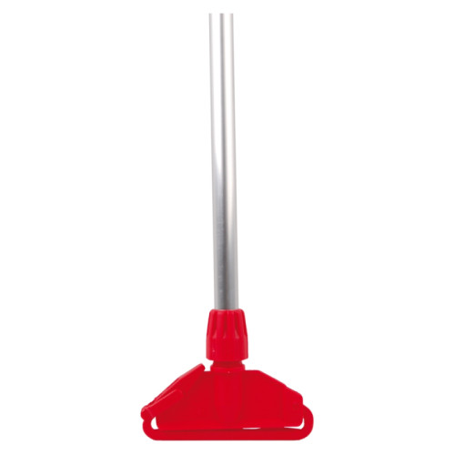 Kentucky Red Mop Handle 1.37m (54") with Red Plastic Holder