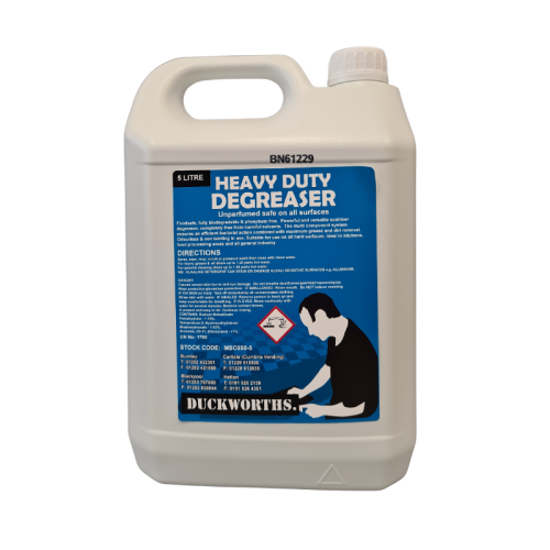 Duckworth Heavy Duty Degreaser Unperfumed 5L