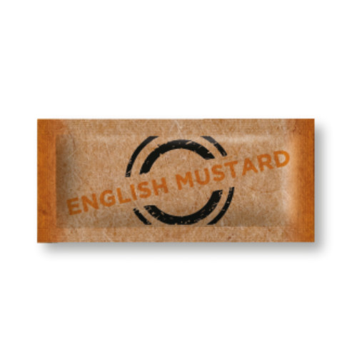 mustard sauce sachets