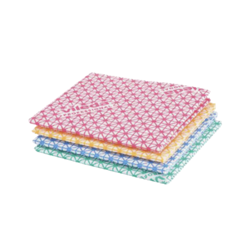 Yellow Vileda Medium Weight Cleaning Cloths