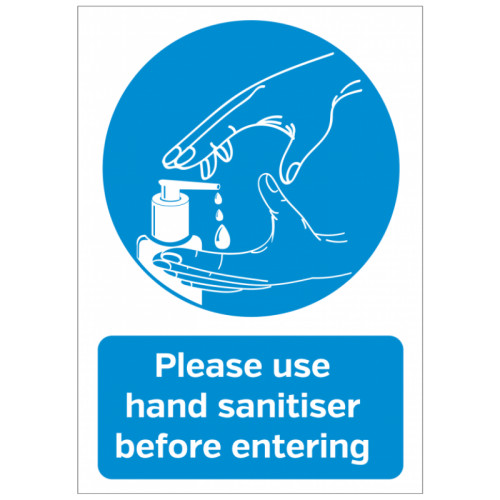 A4 'Please Use Hand Sanitiser' Poster SD147