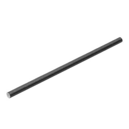 paper black sip straw 5.5" 