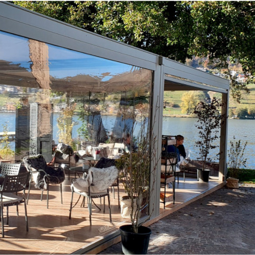 Sanremo Tensile Pergola - Dove Grey 3x5m