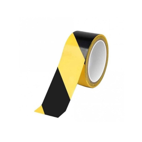 Black / Yellow Hazard Tape 50mm x 33m